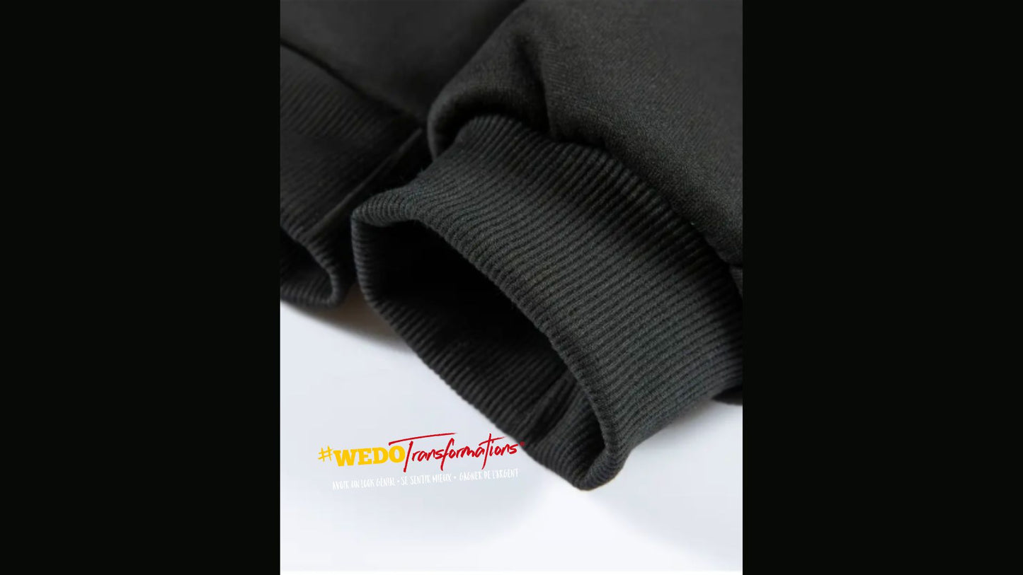 Ensemble 2 pièces Sweat à capuche et un Jogging noir - Homme