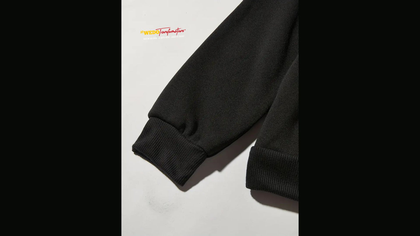 Sweat Capuche We Do Transformation manches longues noir - Femmes