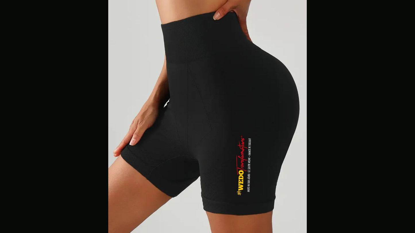 Short noir Taille haute - Femme