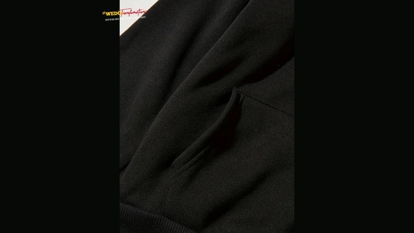 Sweat Capuche We Do Transformation manches longues noir - Femmes