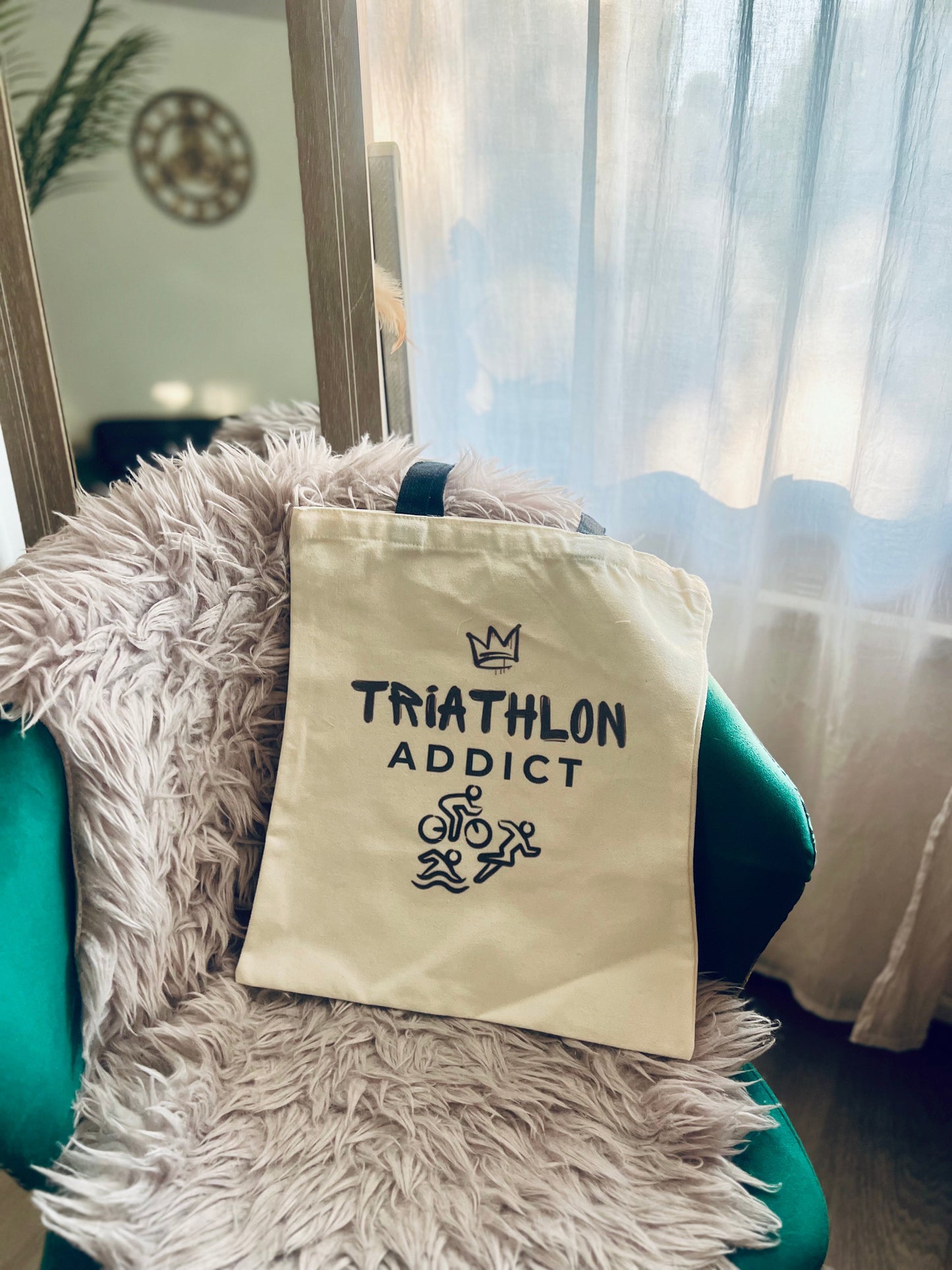 Tote Bag TRIATHLON ADDICT – Sac toile