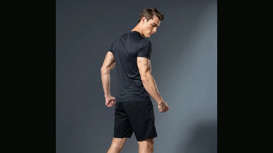 T-shirt athlétique noir - Hommes