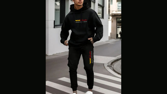 Ensemble 2 pièces Sweat à capuche et un Jogging noir - Homme