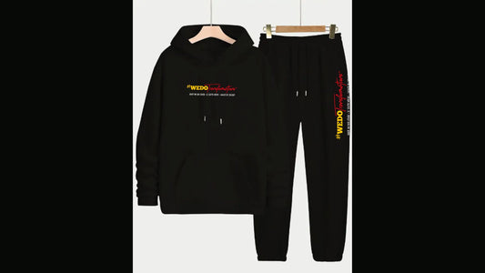 Ensemble 2 pièces Sweat à capuche et un Jogging noir - Femme