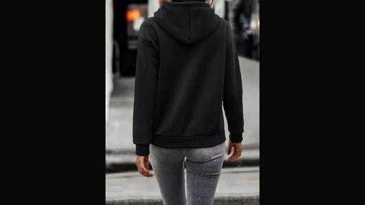 Sweat Capuche We Do Transformation manches longues noir - Femmes