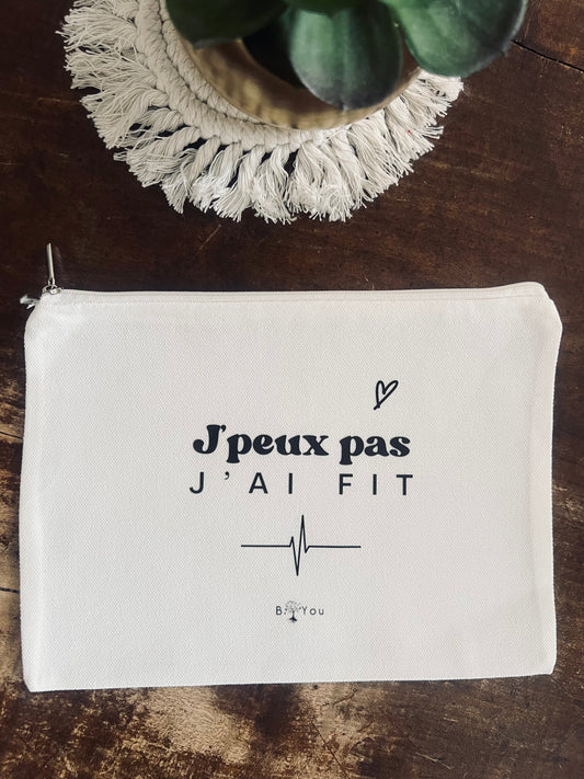 Pochette Pochette – J’peux pas, j’ai FIT ! – Accessoire pratique