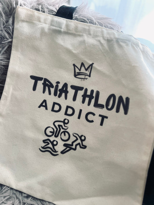 Tote Bag TRIATHLON ADDICT – Sac toile